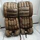 Vintage Cooper Style Leather Hockey Goalie Pads 1950/60's