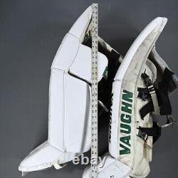 Vaughn V6 Used Hockey Goalie Leg Pads Pro Stock Dallas Stars NHL Niemi