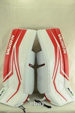 Vaughn Ventus SLR 3 Pro Goalie Leg Pads Senior Size 33+2 White/Red (1221-8236)
