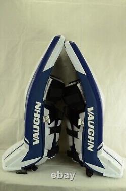 Vaughn Ventus SLR 3 Pro Goalie Leg Pads Senior Size 34+2 White/Navy (1221-8228)