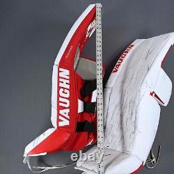 Vaughn Ventus Used Hockey Goalie Leg Pads Pro Stock New Jersey Devils NHL