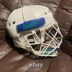 Vintage Cooper Hockey Goalie Helmet SK2000L With Hm-30 Replica Cage