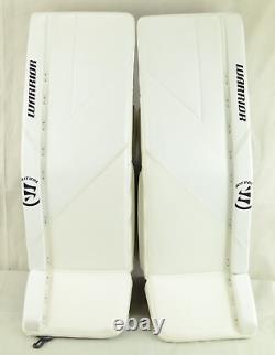 Warrior Ritual G6 E+ Goalie Leg Pads Junior Size 30+1 White (0314-9578)