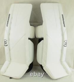 Warrior Ritual G6 E+ Goalie Leg Pads Junior Size 30+1 White (0314-9578)