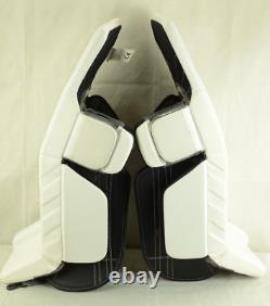 Warrior Ritual G6 E+ Goalie Leg Pads Junior Size 30+1 White (0314-9578)