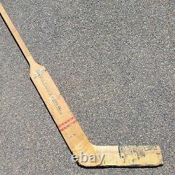 Bâton de gardien de but de hockey sur glace Vintage Spalding Blue Line Super Pro