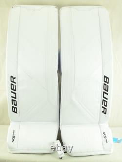 Bauer Supreme M5 Pro Protège-jambes de gardien de but Taille senior LG 35+1 Blanc (0314-9598)