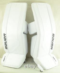 Bauer Supreme M5 Pro Protège-jambes de gardien de but Taille senior LG 35+1 Blanc (0314-9598)