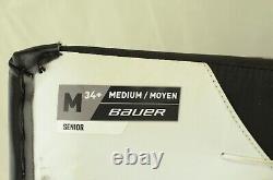Bauer Vapor X5 Pro Gardien de but Jambières Taille Senior Moyenne 34+1 Blanc/Noir 0824-6040