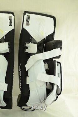 Bauer Vapor X5 Pro Protège-jambes de gardien de but Senior Taille Small 33+1 Blanc/Noir 0824-6034