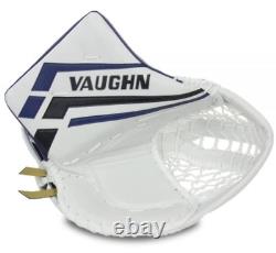 Ensemble de gardien de but de hockey Vaughn Velocity VE8 Pro 35+2 Jambières Bloqueur Gant Blanc Sr