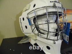 Masque de gardien de but Bauer 930 adulte Small à Medium neuf avec étiquettes hockey sur glace + BONUS