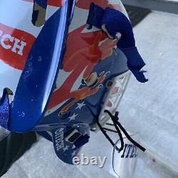Masque de gardien de but de hockey Garth Snow Itech Replica 1994 USA avec drapeau et aigle