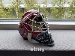 Masque de gardien de but de hockey sur glace professionnel NHL Martin Brodeur 2002 Équipe Canada à Salt Lake City