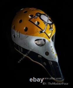 Masque de hockey sur glace Casque de gardien de but Décoration d'intérieur portable Michel Dion Porté usé G51