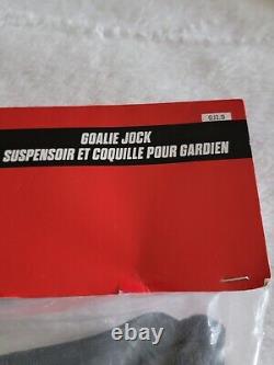 Nouveau CCM Senior Gardien de but de hockey sur glace Jock G1.9 Protecteur de coquille de noix Nouvelle Protection