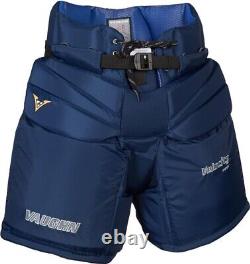 Nouveau pantalon de gardien Vaughn 1100i marine intermédiaire XL 30 Int hockey sur glace but bleu