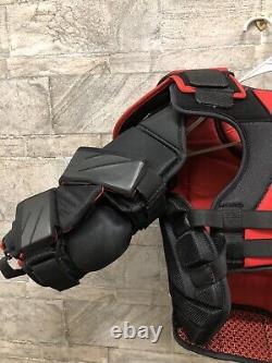 Nouveau protecteur de poitrine et de bras de gardien de but de hockey sur glace pour jeunes CCM Extreme Flex Shield S-M.
