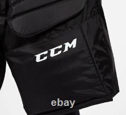 Nouveaux pantalons de gardien de but de hockey CCM Premier R1.9 LE pour intermédiaires, taille moyenne, noir INT 30