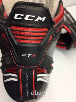 Patins de hockey sur glace CCM Jetspeed FT2 pour gardien de but, taille adulte senior 8.5, D'OCCASION