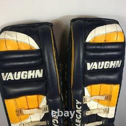 Protège-tibias de gardien de but Vintage Vaughn pour hockey sur glace VPG 4040 30 Legacy