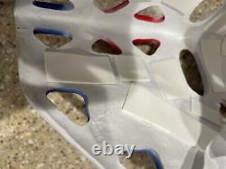 Réplique du masque de gardien de but en fibreglass de Ken Dryden des Canadiens de Montréal avec plaque arrière