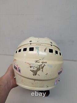 Style combo de casque et grille de hockey vintage Jofa Goalie 298SR / 267 de Tommy Soderstrom de la LNH